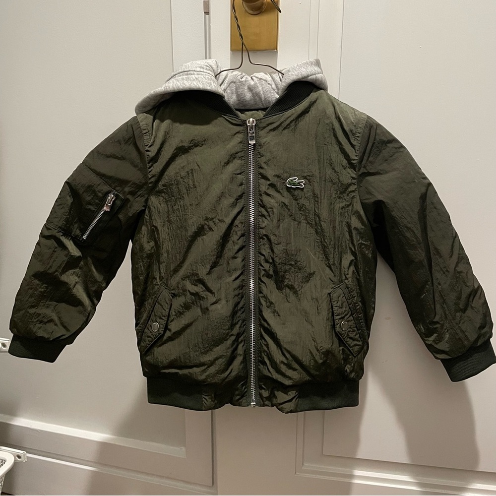 Lacoste padded bomber jacket , 4